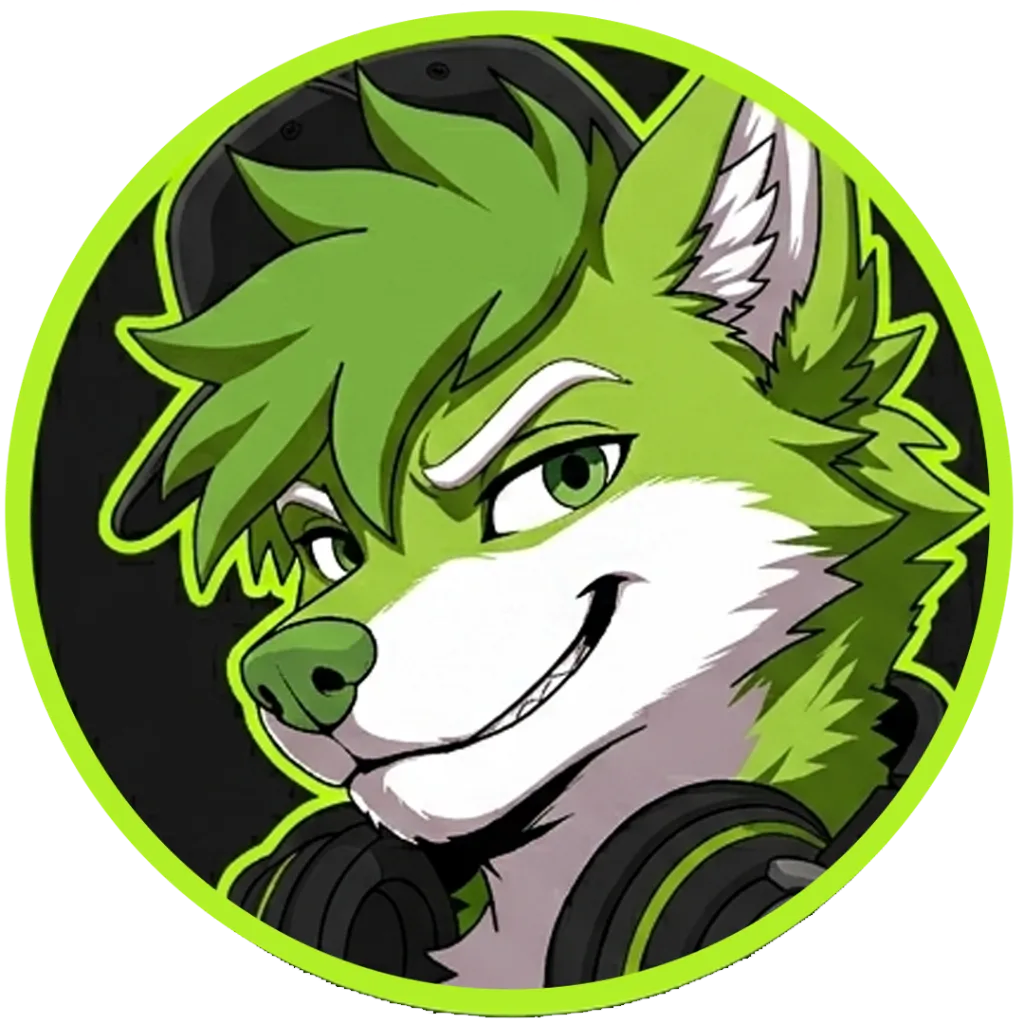 Illustrated portrait of NIIC the Singing Dog